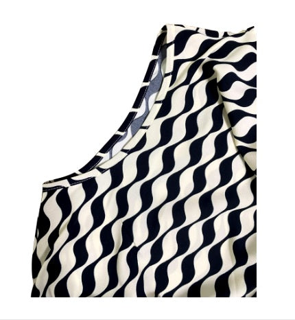 New Clasi all-over printed draped front asymmetric hem dress CODE: KAR3407