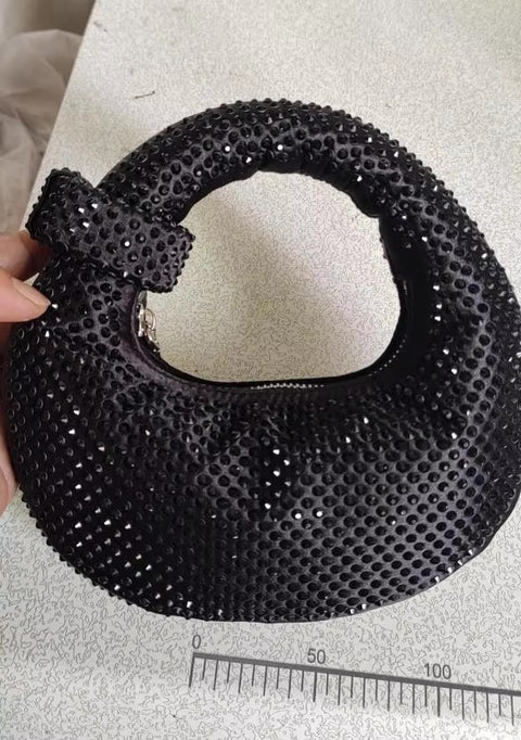 New Full Diamond Dumpling Socialite Casual Versatile Rhinestone Handbag CODE: KAR3417