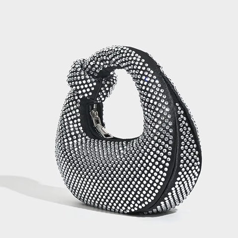 New Full Diamond Dumpling Socialite Casual Versatile Rhinestone Handbag CODE: KAR3417