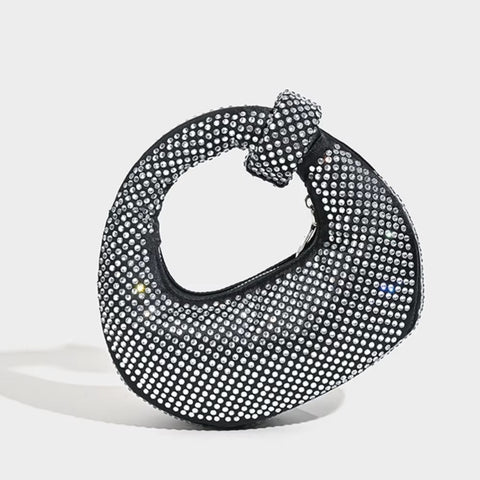 New Full Diamond Dumpling Socialite Casual Versatile Rhinestone Handbag CODE: KAR3417