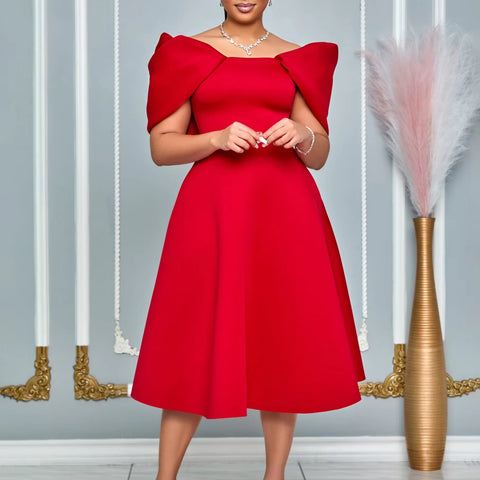 New Elegant Off Shoulder Backless Cocktail Long Maxi Dress CODE: KAR3418