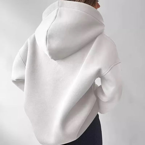 New Winter Autumn Long Sleeved Warm Thick Loose Hooded Pullovers CODE: KAR3454