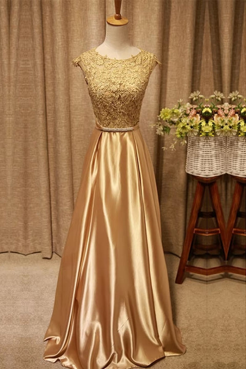 New Floor Length Backless Lace Bridesmaid With Bow Long Dress CODE: KAR3461