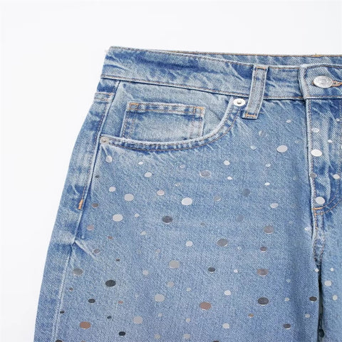 New Fashion Autumn Casual Easy Matching High Waist Wide Leg Pants CODE: KAR3474