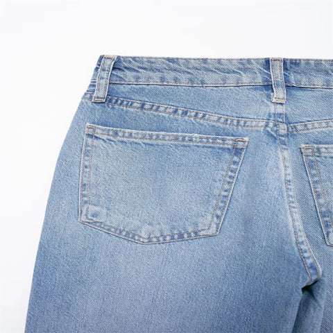 New Fashion Autumn Casual Easy Matching High Waist Wide Leg Pants CODE: KAR3474