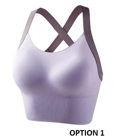 New Sport Yoga Bra Running Vest Gym Workout Underwear Padded Crop Top CODE: KAR3502