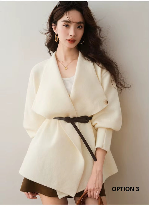 New Trendy Style Long Sleeves Loose Fit Comfortable Versatile Fashionable Coat CODE: KAR3518