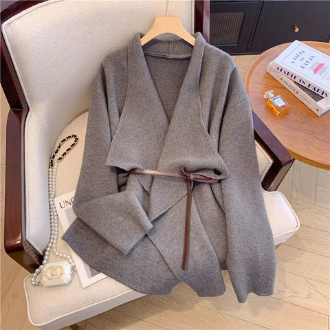 New Trendy Style Long Sleeves Loose Fit Comfortable Versatile Fashionable Coat CODE: KAR3518