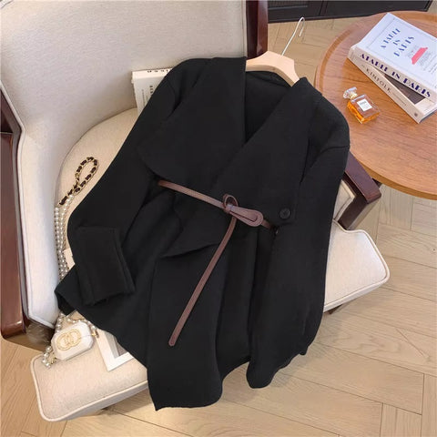 New Trendy Style Long Sleeves Loose Fit Comfortable Versatile Fashionable Coat CODE: KAR3518