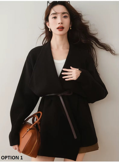 New Trendy Style Long Sleeves Loose Fit Comfortable Versatile Fashionable Coat CODE: KAR3518