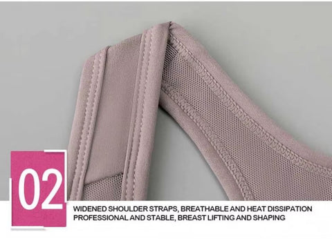 New Beautiful Back Thin Seamless Sexy Lingerie Yoga High Strength Sports Bra CODE: KAR3522