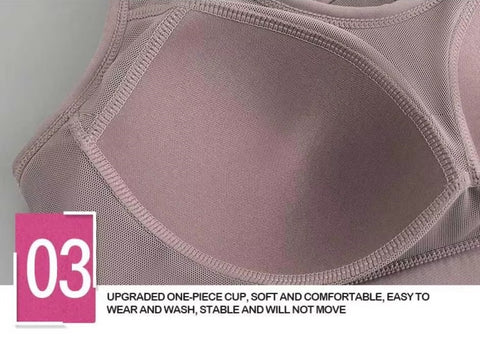 New Beautiful Back Thin Seamless Sexy Lingerie Yoga High Strength Sports Bra CODE: KAR3522