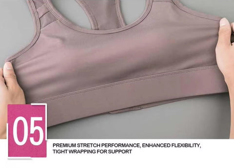 New Beautiful Back Thin Seamless Sexy Lingerie Yoga High Strength Sports Bra CODE: KAR3522