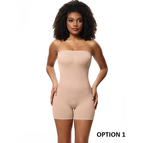 New Strapless Shapewear Butt Lifter Body Shaper Under Tummy Control full Bodysuit CODE: KAR3537