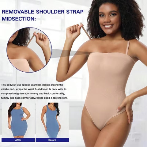 New Off Shoulder Shapewear Waist Body Shaper Slimming Underwear Bodysuit CODE: KAR3538