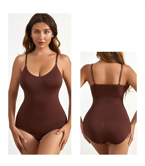 New Solid Seamless Tummy Control Butt Lifting Slimmer Body Shaper Bodysuit CODE: KAR3541