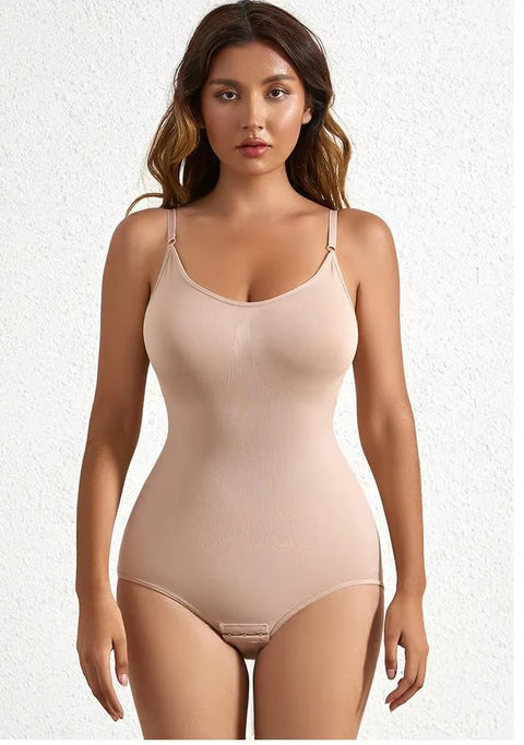 New Solid Seamless Tummy Control Butt Lifting Slimmer Body Shaper Bodysuit CODE: KAR3541