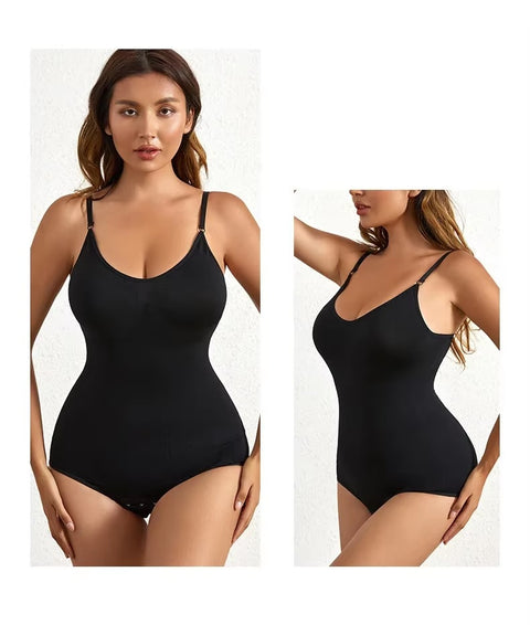 New Solid Seamless Tummy Control Butt Lifting Slimmer Body Shaper Bodysuit CODE: KAR3541