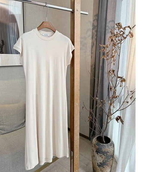 Summer New Fashion Light Luxury Crochet Design Short Sleeve Lace Hollow Breathable Dress CODE: KAR3546