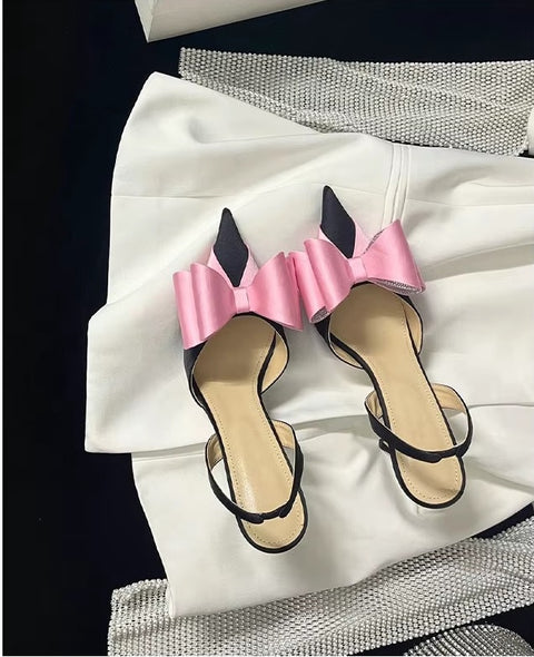 New Hollow Breathable Mesh Summer Pointy Stiletto Heel CODE: KAR3548
