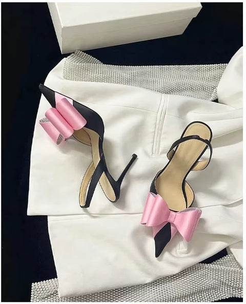 New Hollow Breathable Mesh Summer Pointy Stiletto Heel CODE: KAR3548