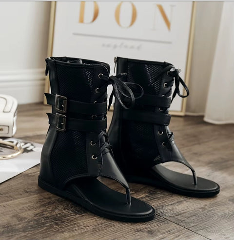 New Summer High Top Lace Up Versatile Sandals CODE: KAR3558