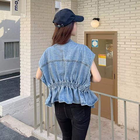 New Fashion All-match Short Waistcoat Top  CODE: KAR3560