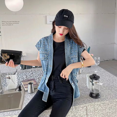 New Fashion All-match Short Waistcoat Top  CODE: KAR3560