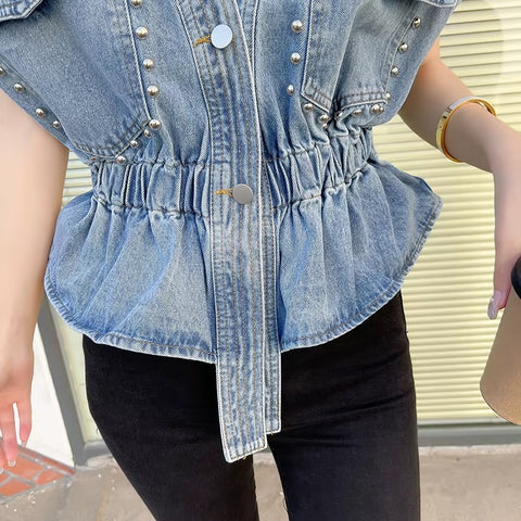 New Fashion All-match Short Waistcoat Top  CODE: KAR3560