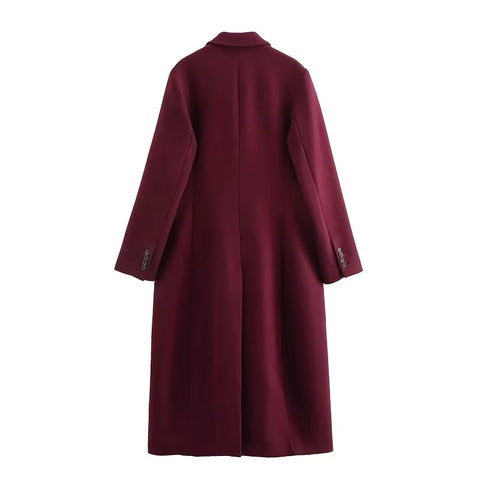 New Warm Winter Long Sleeve Trench Long Coat Jacket CODE: KAR3564