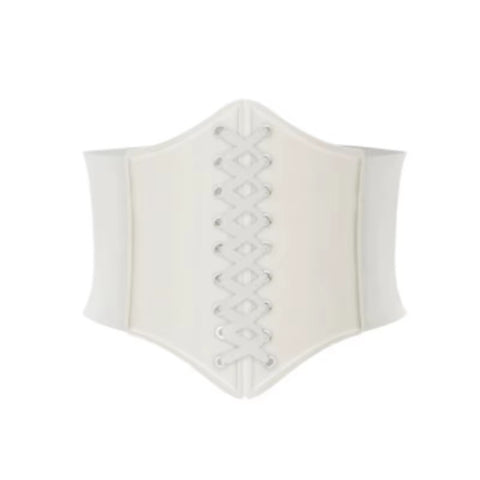 New Fashion Luxury Designer Elastic Wide Waist Decorative Girdle Belt CODE: KAR3573