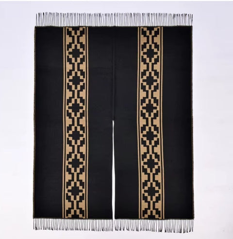 New Winter Warm Ponchos Thickened Scarf Split Cape Shawl CODE: KAR3575