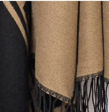 New Winter Warm Ponchos Thickened Scarf Split Cape Shawl CODE: KAR3575