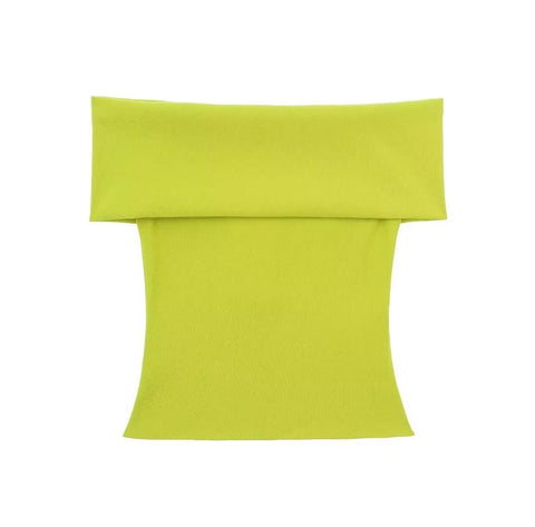 New Elegant Solid Sexy Off Shoulders Tight Short Top High Waist Back Zipper Mini Skirt 2 Piece Set CODE: KAR3579