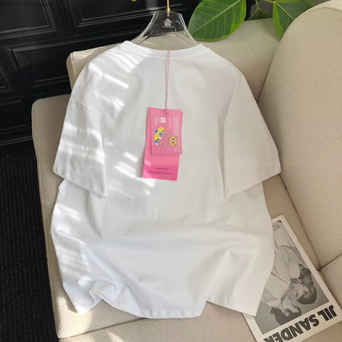 New Disney Fun Cartoon Donald Duck Short Sleeved Loose Top CODE: KAR3581