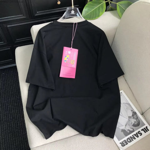 New Disney Fun Cartoon Donald Duck Short Sleeved Loose Top CODE: KAR3581