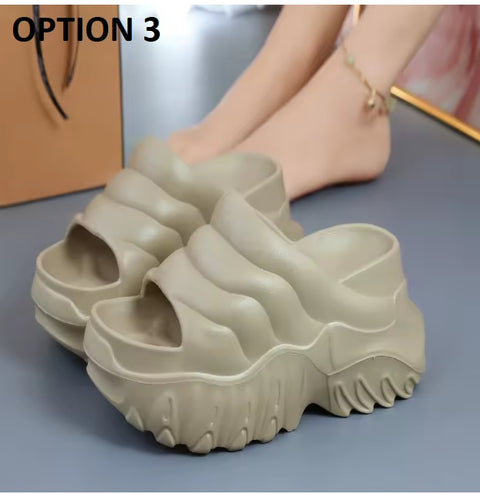 New Fashion Summer Casual Slides Light Slip on Wedges Platform Sandal CODE: KAR3598