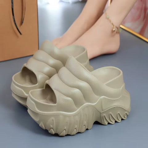 New Fashion Summer Casual Slides Light Slip on Wedges Platform Sandal CODE: KAR3598