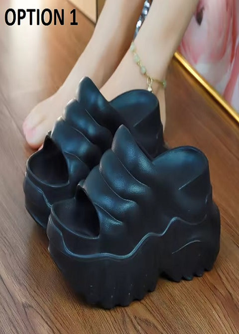 Slides Light Slip on Wedges Platform Sandal SIZE: 36-37,38-39 CODE: READY1452