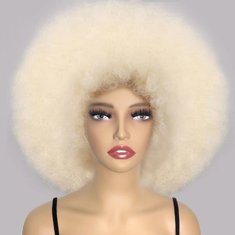 Puff Afro Short Kinky Curly Hair Wig  CODE: READY1437