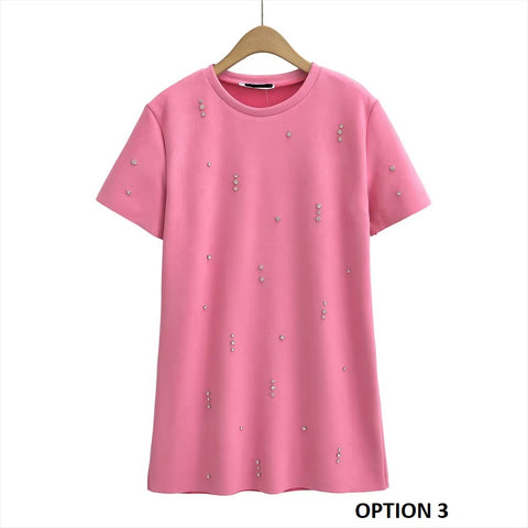 New Fashion Spring, Elegance, Leisure and Versatile Jewelry, Plush Texture Dress CODE: KAR3627