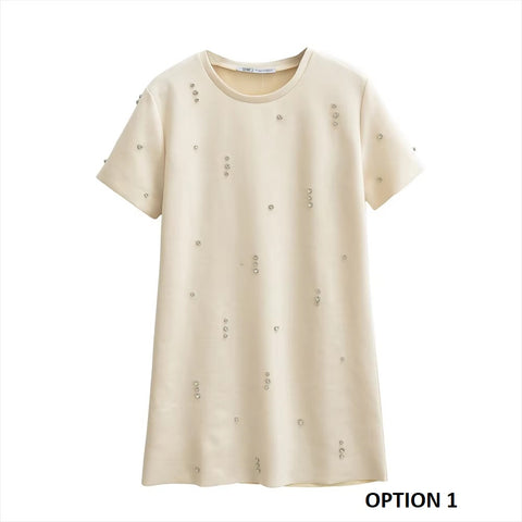 New Fashion Spring, Elegance, Leisure and Versatile Jewelry, Plush Texture Dress CODE: KAR3627