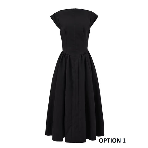 New Sexy Backless Sleeveless Pleated Slim Fit Vest Style Dress CODE: KAR3630