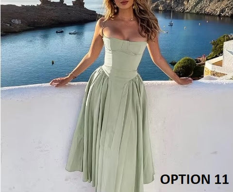 New Fashion Sexy Party Summer Halter Hot Long Dress CODE: KAR3632