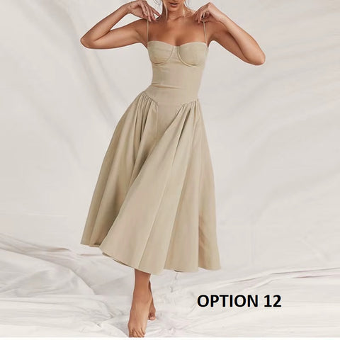 New Fashion Sexy Party Summer Halter Hot Long Dress CODE: KAR3632