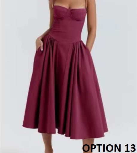 New Fashion Sexy Party Summer Halter Hot Long Dress CODE: KAR3632