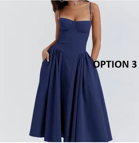 New Fashion Sexy Party Summer Halter Hot Long Dress CODE: KAR3632