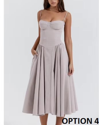 New Fashion Sexy Party Summer Halter Hot Long Dress CODE: KAR3632