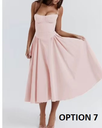 New Fashion Sexy Party Summer Halter Hot Long Dress CODE: KAR3632