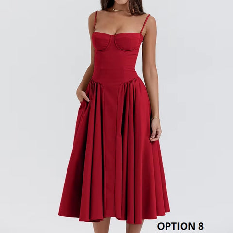 New Fashion Sexy Party Summer Halter Hot Long Dress CODE: KAR3632